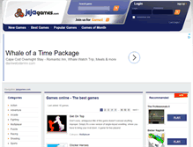 Tablet Screenshot of jejagames.com